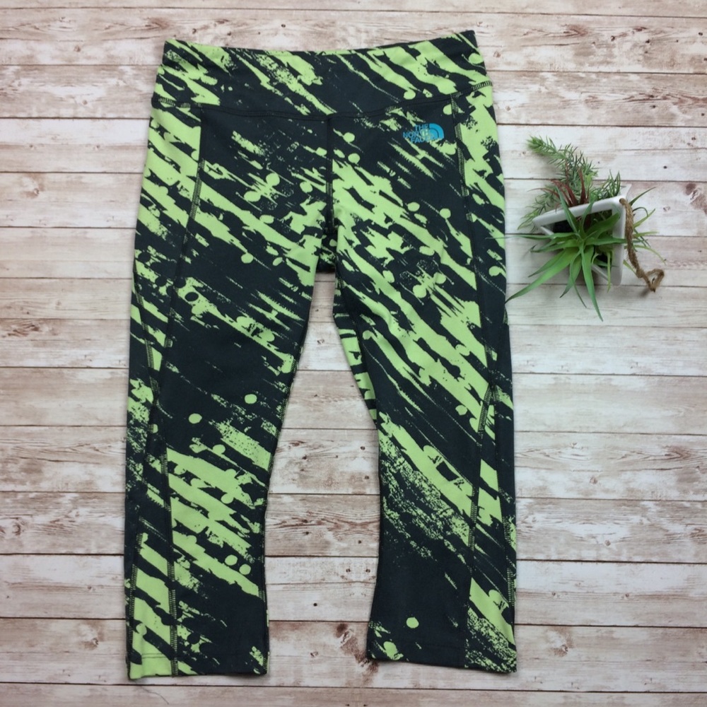 The North Face Capri Leggings Gray and Green